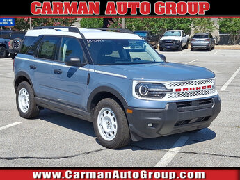 2025 Azure Gray Metallic Tri-Coat Ford Bronco Sport Heritage 4 Door Automatic SUV EcoBoost 1.5L I-3 port/direct injection, DOHC, variable valve control, intercooled turbo, regular unleaded, engine with 181HP