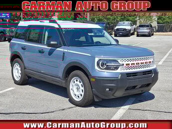 2025 Azure Gray Metallic Tri-Coat Ford Bronco Sport Heritage 4 Door Automatic SUV EcoBoost 1.5L I-3 port/direct injection, DOHC, variable valve control, intercooled turbo, regular unleaded, engine with 181HP