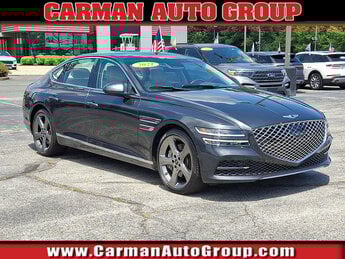 2021 Black Forest Green Genesis G80 3.5T AWD 4 Door Automatic