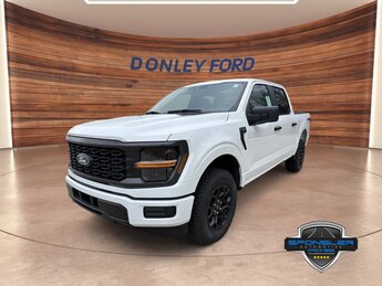 2025 Oxford White Ford F-150 STX Truck 4X4 Automatic 2.7L V6 EcoBoost Engine