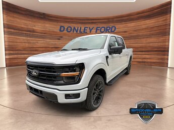 2025 Space White Metallic Ford F-150 XLT 4 Door Truck 2.7L V6 EcoBoost Engine 4X4 Automatic