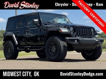 2022 Black Clearcoat Jeep Wrangler Unlimited High Tide Automatic 4 Door 4X4 SUV 3.6L V6 24V VVT Engine