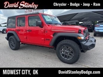 2025 Firecracker Red Clearcoat Jeep Wrangler Sport S Automatic SUV 3.6L V6 24V VVT Engine 4 Door