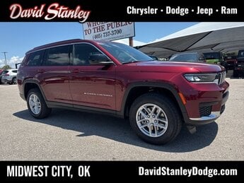 2025 Velvet Red Pearlcoat Jeep Grand Cherokee L Laredo Automatic 4 Door SUV RWD 3.6L V6 24V VVT Engine