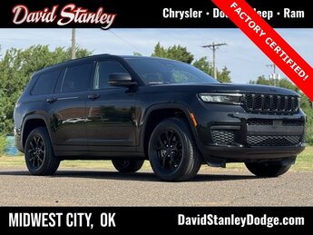 2024 Diamond Black Crystal Pearlcoat Jeep Grand Cherokee L Altitude 3.6L V6 24V VVT Engine SUV 4 Door