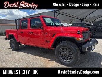 2025 Firecracker Red Clearcoat Jeep Gladiator Sport 4 Door Automatic Truck 3.6L V6 24V VVT Engine