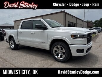 2025 Bright White Clearcoat Ram 1500 Big Horn/Lone Star RWD Automatic Truck 3.6L V6 24V VVT Engine 4 Door