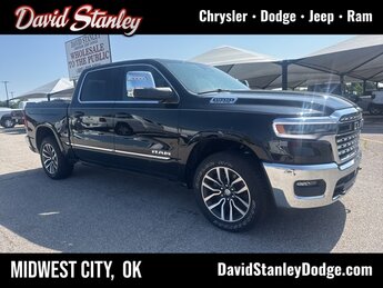 2025 Diamond Black Crystal Pearlcoat Ram 1500 Limited Automatic 4 Door 4X4