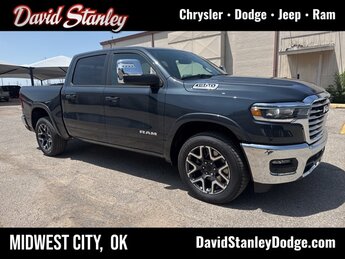 2026 Forged Blue Metallic Ram 1500 Laramie 3.0L I6 Engine 4X4 4 Door Truck Automatic