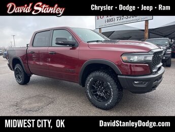 2025 Delmonico Red Pearlcoat Ram 1500 Rebel 4X4 3.0L I6 Engine Truck 4 Door