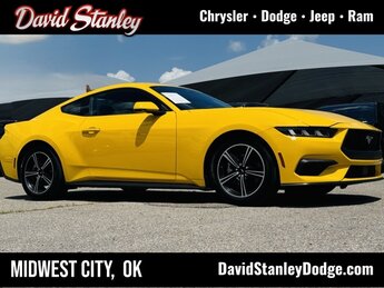 2024 Yellow Splash Metallic Tri-coat Ford Mustang EcoBoost Premium RWD Automatic 2 Door EcoBoost 2.3L I4 GTDi DOHC Turbocharged VCT Engine Car