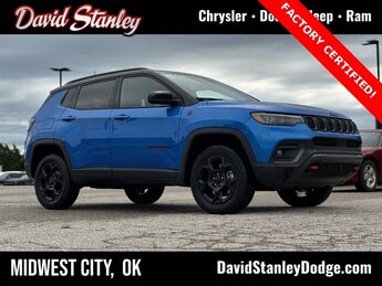 2023 Laser Blue Pearlcoat Jeep Compass Trailhawk Automatic SUV 4X4