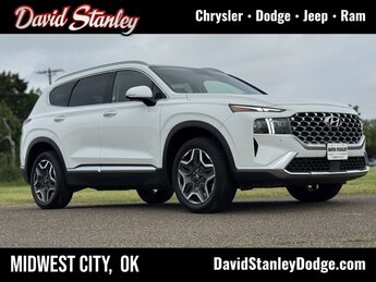 2023 Serenity White Pearl Hyundai Santa Fe Limited 2.5L I4 Engine 4 Door SUV