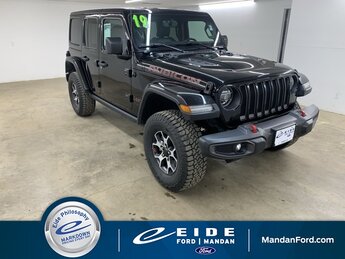 2019 Black Clearcoat Jeep Wrangler Unlimited Rubicon 4X4 3.6L V6 24V VVT Engine SUV