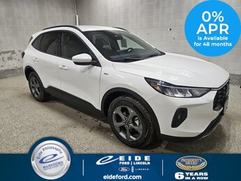 2025 Star White Metallic Tri-Coat Ford Escape Hybrid ST-Line Select Automatic (CVT) AWD SUV 4 Door EcoBoost 2.0L I4 GTDi DOHC Turbocharged VCT Engine