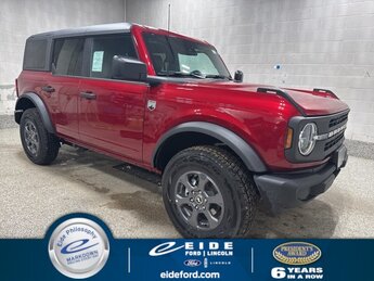 2025 Ruby Red Metallic Tinted Clearcoat Ford Bronco Big Bend 4 Door 2.3L EcoBoost I-4 Engine 4X4