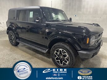 2025 Shadow Black Ford Bronco Outer Banks Automatic 4 Door SUV 2.7L EcoBoost V6 Engine