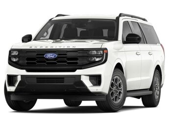 2025 Star White Metallic Tri-Coat Ford Expedition Max 4 Door EcoBoost 3.5L V6 GTDi DOHC 24V Twin Turbocharged Engine 4X4 SUV Automatic