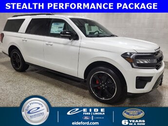 2024 Star White Metallic Tri-Coat Ford Expedition Max Limited Automatic SUV 4X4 4 Door
