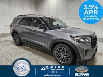 2025 Carbonized Gray Metallic Ford Explorer ST 3.0L EcoBoost V6 Engine Automatic 4 Door 4X4 SUV