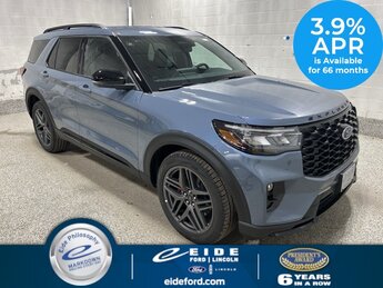 2025 Vapor Blue Metallic Ford Explorer ST 4X4 SUV Automatic 3.0L EcoBoost V6 Engine