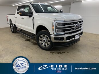 2025 Star White Metallic Tri-Coat Ford Super Duty F-250 SRW Lariat 7.3L 8-Cylinder PFI Engine 4X4 4 Door Automatic Truck