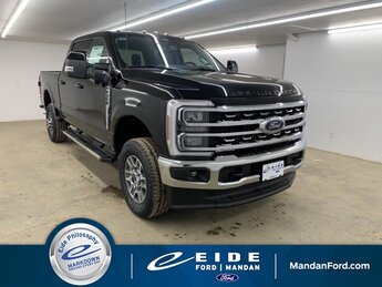 2025 Agate Black Metallic Ford Super Duty F-350 SRW Lariat Truck 4 Door 4X4 Automatic 7.3L V8 PFI SOHC 16V Federal 405hp Engine