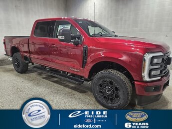 2025 Ruby Red Metallic Tinted Clearcoat Ford Super Duty F-350 SRW XLT Automatic 4X4 4 Door Power Stroke 6.7L V8 DI 32V OHV Turbodiesel Engine Truck