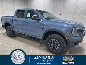 2025 Azure Gray Metallic Tri-Coat Ford Ranger XLT Automatic Truck 4X4