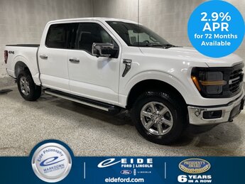 2024 Oxford White Ford F-150 XLT Chrome Automatic 4X4 2.7L V6 EcoBoost Engine Truck