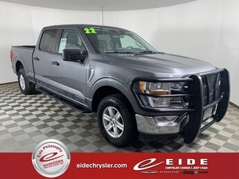 2022 Gray Ford F-150 XLT 3.5L PowerBoost Full-Hybrid V6 Engine 4X4 4 Door Truck