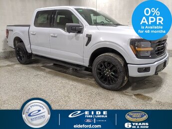 2025 Space White Metallic Ford F-150 XLT Black Appearance Plus 4 Door 4X4 5.0L V8 Engine Automatic Truck