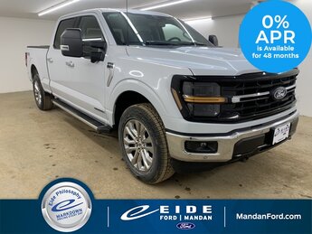 2025 Star White Metallic Tri-Coat Ford F-150 XLT Chrome 3.5L PowerBoost Full-Hybrid V6 Engine Truck Automatic 4X4