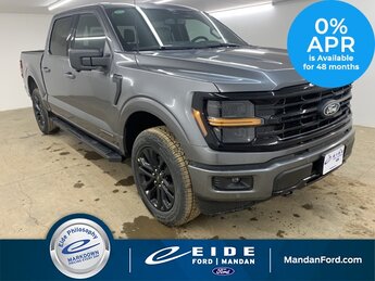 2025 Carbonized Gray Metallic Ford F-150 XLT Black Appearance Plus 4 Door 3.5L PowerBoost Full-Hybrid V6 Engine 4X4 Automatic
