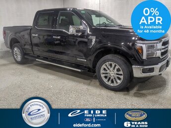 2025 Agate Black Metallic Ford F-150 Lariat Chrome Automatic Truck 4 Door 4X4