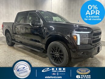 2025 Ford F-150 Lariat Black Appearance 4X4 Automatic 3.5L PowerBoost Full-Hybrid V6 Engine