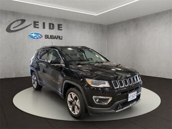 2020 Diamond Black Crystal Pearlcoat Jeep Compass Limited 2.4L I4 Engine 4X4 4 Door SUV Automatic