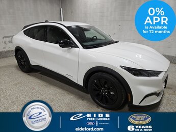 2025 Star White Metallic Tri-Coat Ford Mustang Mach-E Select SUV Electric Motor Engine Automatic AWD 4 Door