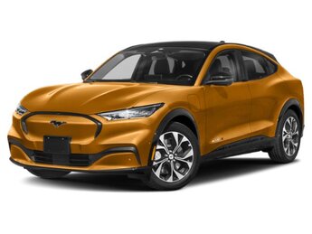 2025 Velocity Blue Metallic Ford Mustang Mach-E Premium AWD Automatic Dual Electric Motor Engine 4 Door SUV