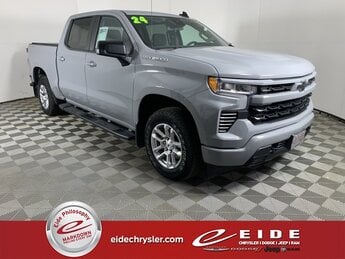 2024 Slate Gray Metallic Chevrolet Silverado 1500 RST 4 Door 4X4 Automatic 2.7L I4 Turbocharged DOHC 16V LEV3-SULEV30 310hp Engine Truck