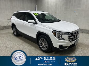2024 Summit White GMC Terrain SLT 1.5L DOHC Engine Automatic AWD 4 Door