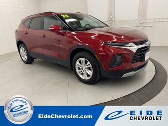 2022 Cherry Red Tintcoat Chevrolet Blazer LT SUV 2.0L Turbocharged Engine AWD Automatic 4 Door
