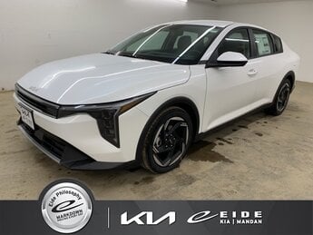 2025 Snow White Pearl Kia K4 EX FWD Car 4 Door Automatic (CVT) 2.0L I4 MPI Engine