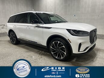 2025 Pristine White Metallic Tri-Coat Lincoln Aviator Reserve 3.0L V6 Engine SUV 4 Door AWD