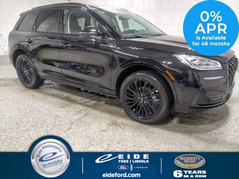 2025 Infinite Black Metallic Clearcoat Lincoln Corsair Reserve AWD 2.0L I4 EcoBoost Engine Automatic 4 Door