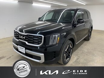 2025 Ebony Black Kia Telluride S SUV AWD 3.8L V6 DOHC Engine