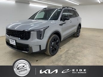 2025 Wolf Gray Kia Sorento X-Line SX Prestige SUV Automatic 2.5L I4 DGI Turbocharged DOHC 16V LEV3-SULEV30 281hp Engine AWD