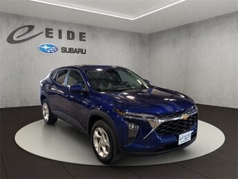 2024 Blue Glow Metallic Chevrolet Trax LS FWD Automatic 1.2L Ecotec Turbo DOHC DI w/VVT Engine 4 Door SUV