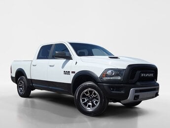 2017 Bright White Clearcoat Ram 1500 Rebel 4X4 Truck HEMI 5.7L V8 Multi Displacement VVT Engine