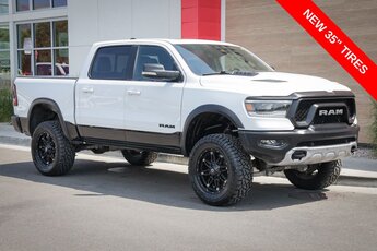2021 Bright White Clearcoat Ram 1500 Rebel Automatic 4X4 Truck